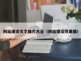 网站建设文字图片大全（网站建设效果图）